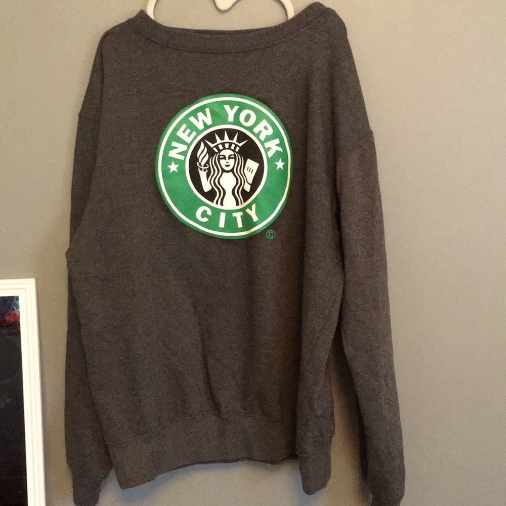 New York city Starbucks logo crewneck